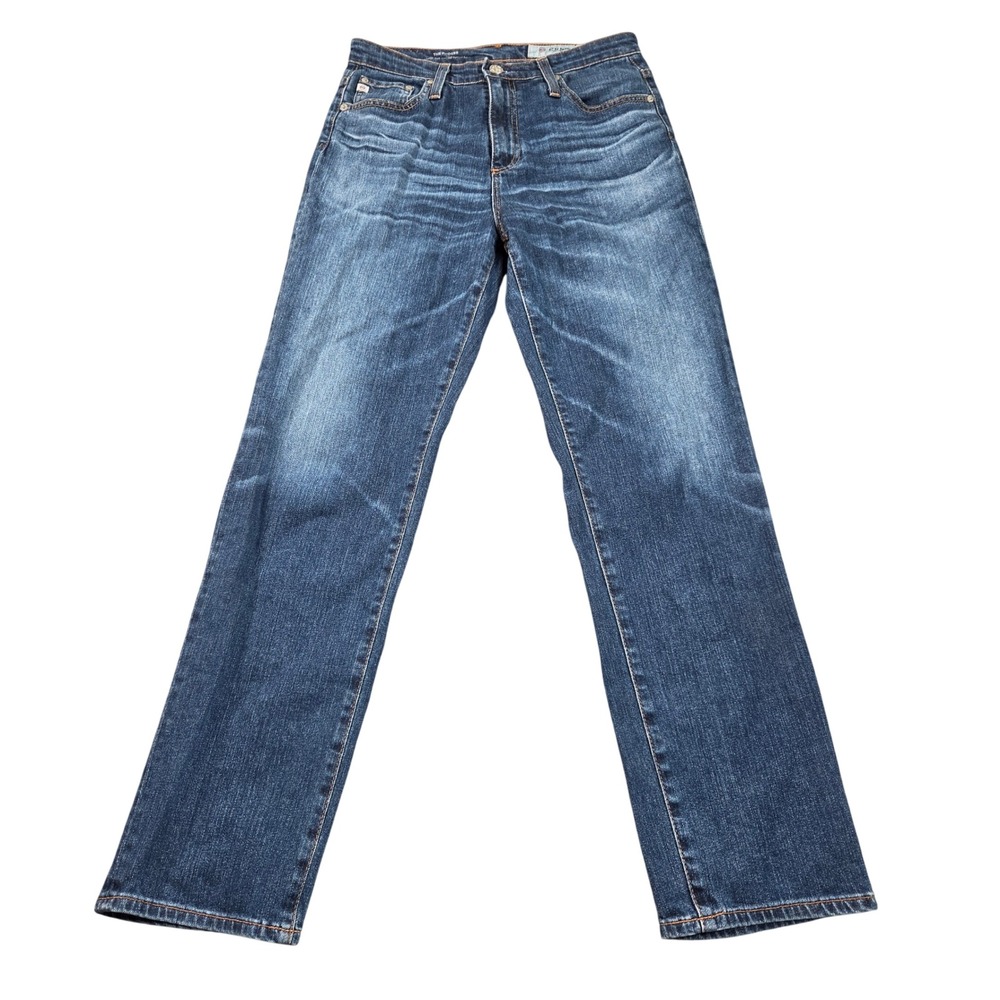 AG Adriano Goldschmied The Phoebe Jeans Womens 27R Blue High Waisted Tapered Leg
